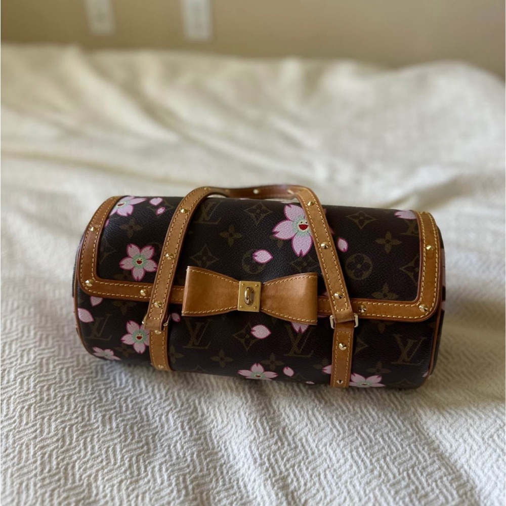 Authentic Louis Vuitton Takashi Murakami Monogram Blossom Papillon